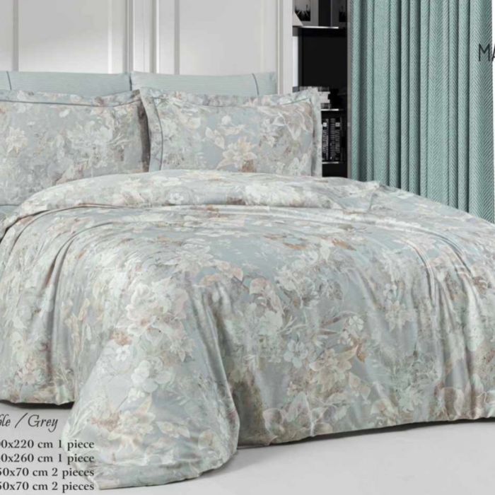Двоспальний Євро комплект Maison D'or Lily Grey Тенсел
