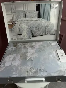 Двоспальний Євро комплект Maison D'or Lily Grey Тенсел