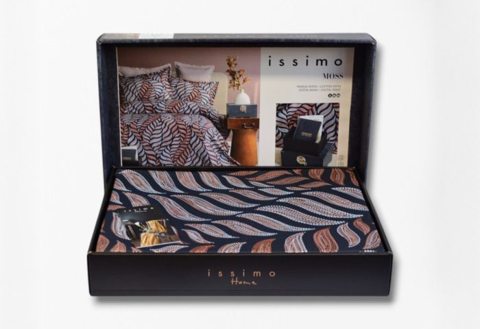 Двоспальний Євро комплект - Issimo Home Moss Сатин Преміум