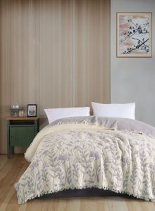 Муслінове покривало Moss Botanic Gri 230х250 см