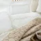Євро комплект з мусліновим покривалом Zebra Casa Paloma Beige