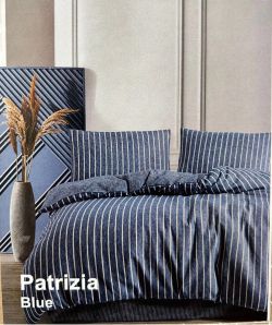 Двоспальний Євро комплект Prima Casa Patrizia Blue Фланель Преміум