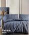 Двоспальний Євро комплект Prima Casa Patrizia Blue Фланель Преміум