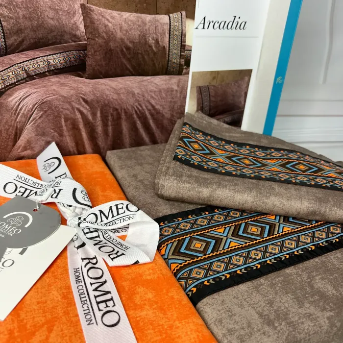 Двоспальний Євро комплект Romeo Home Arcadia Ранфорс