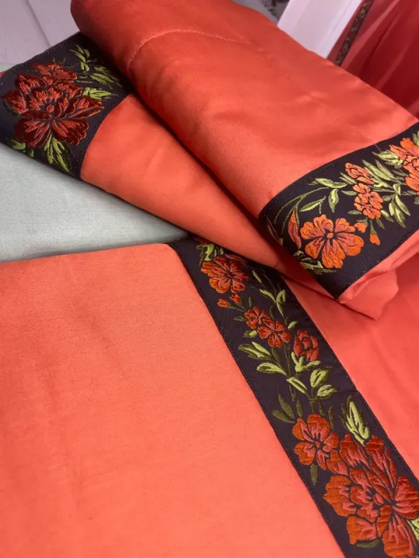 Двоспальний Євро комплект Romeo Home Blaze Сатин Преміум