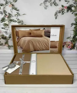 Двоспальний Євро комплект Romeo Home Celeste Poplin Жаккард