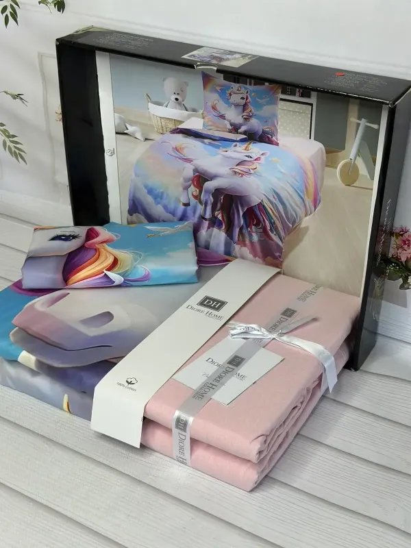 Односпальний комплект Romeo Home Edinorog Ранфорс