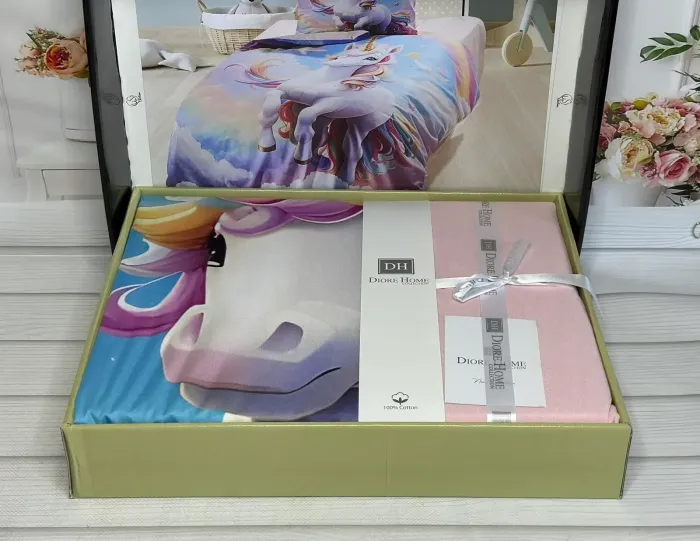 Односпальний комплект Romeo Home Edinorog Ранфорс