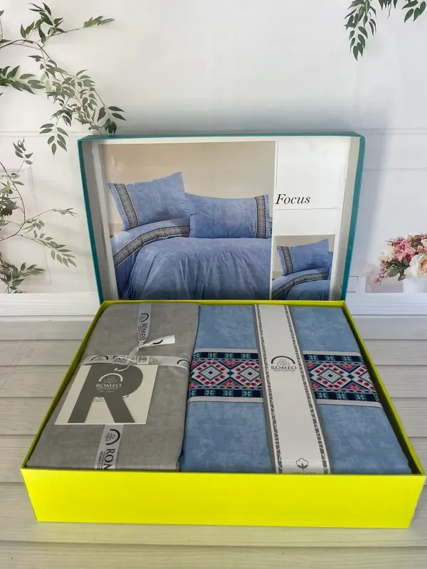 Двоспальний Євро комплект Romeo Home Focus Ранфорс