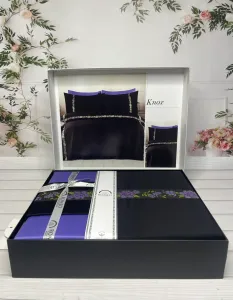 Двоспальний Євро комплект Romeo Home Knax Сатин Преміум