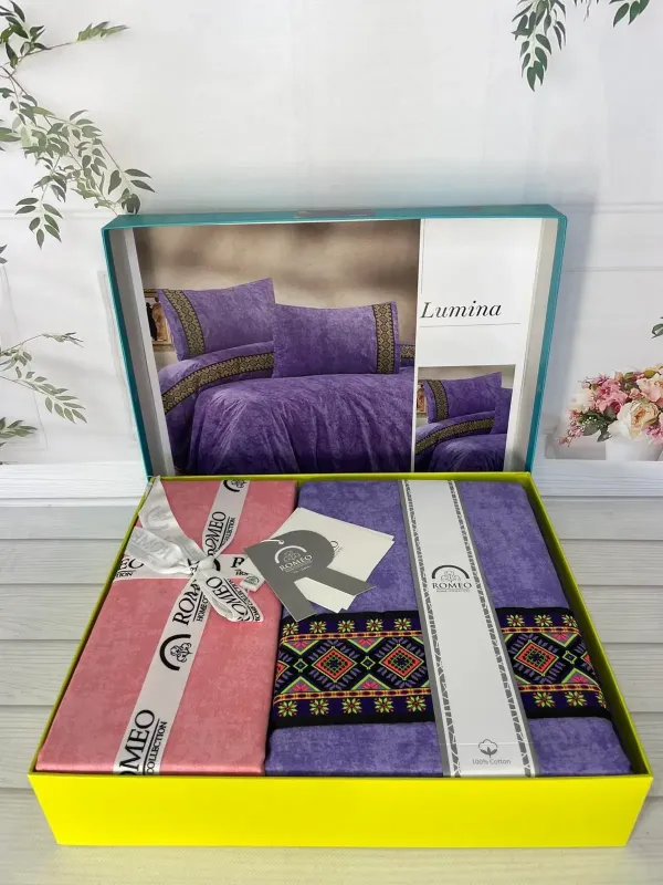 Двоспальний Євро комплект Romeo Home Lumina Ранфорс