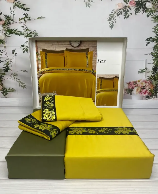 Двоспальний Євро комплект Romeo Home Pax Сатин Преміум