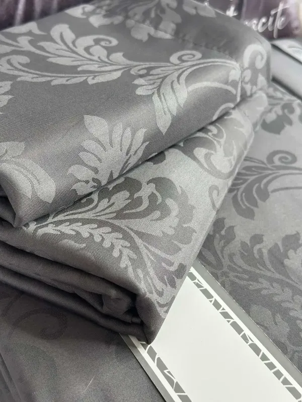 Двоспальний Євро комплект Romeo Home Ramses Grey Жаккард