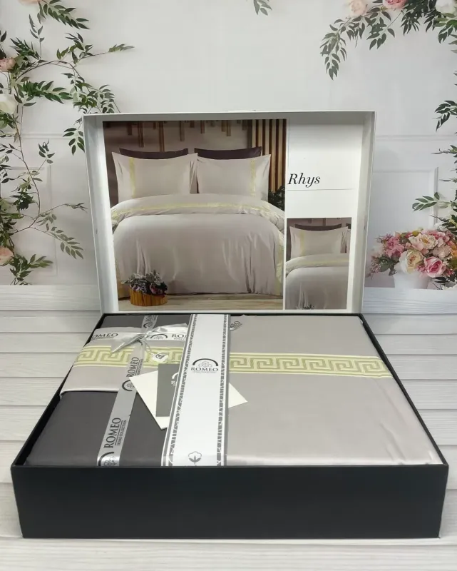 Двоспальний Євро комплект Romeo Home Rhys Сатин Преміум