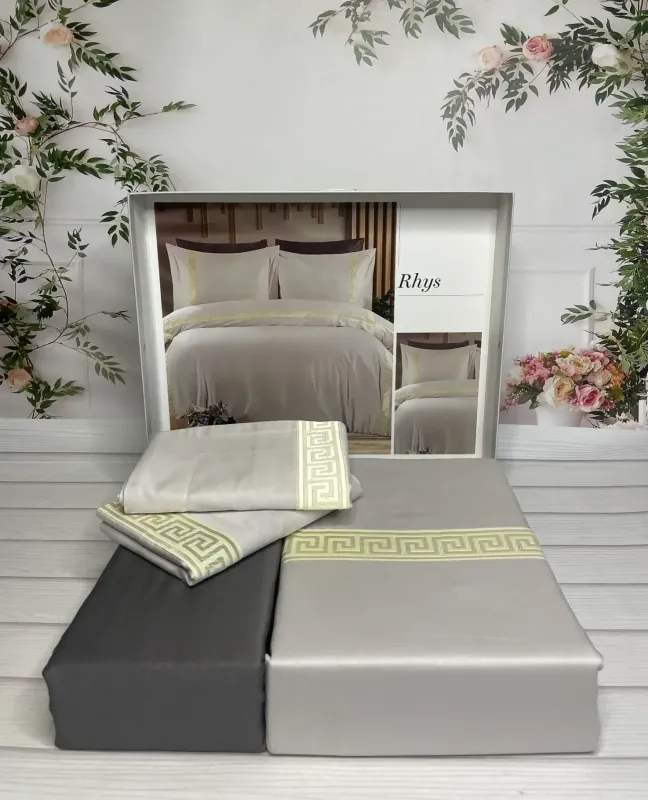 Двоспальний Євро комплект Romeo Home Rhys Сатин Преміум