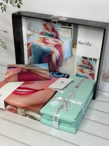 Односпальний комплект Romeo Home Sarila Mint Ранфорс