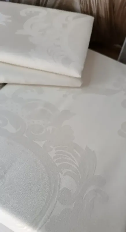 Двоспальний Євро комплект Romeo Home Syntax Bej Жаккард