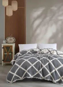 Муслінове покривало Saheser Armonia Antracit 230х250 см