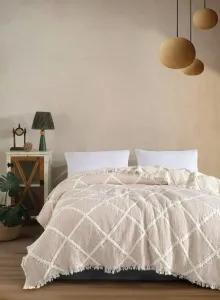 Муслінове покривало Saheser Armonia Bej 230х250 см