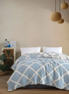 Муслінове покривало Saheser Armonia Mavi 230х250 см