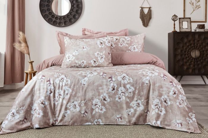 Двоспальний Євро комплект Saheser Romantica Сатин-Digital