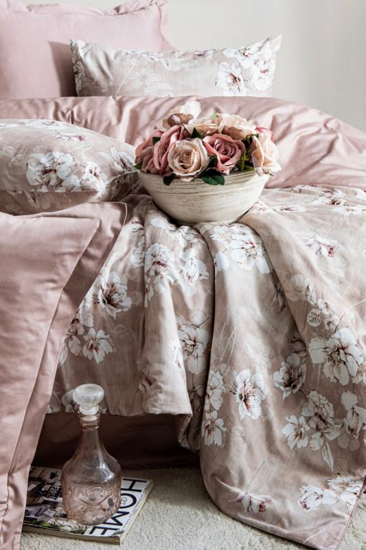 Двоспальний Євро комплект Saheser Romantica Сатин-Digital