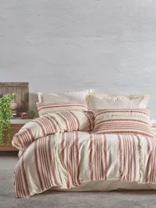 Двоспальний Євро комплект Saheser Nidus Kiremit Ранфорс