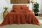 Вафельне покривало Saheser Norah Copper 240x260см +2 наволочки 50x70см