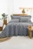 Двоспальний Євро комплект Saheser Saloni Antracit Варена Бавовна