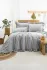 Двоспальний Євро комплект Saheser Saloni Gri Варена Бавовна