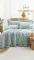 Двоспальний Євро комплект Saheser Saloni Yesil Варена Бавовна