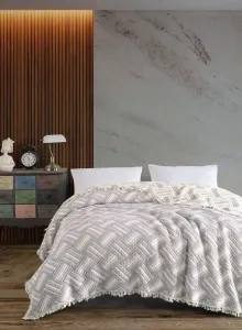 Муслінове покривало Saheser Terry Gri 230х250 см