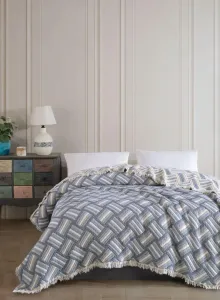 Муслінове покривало Saheser Terry Indigo 230х250 см