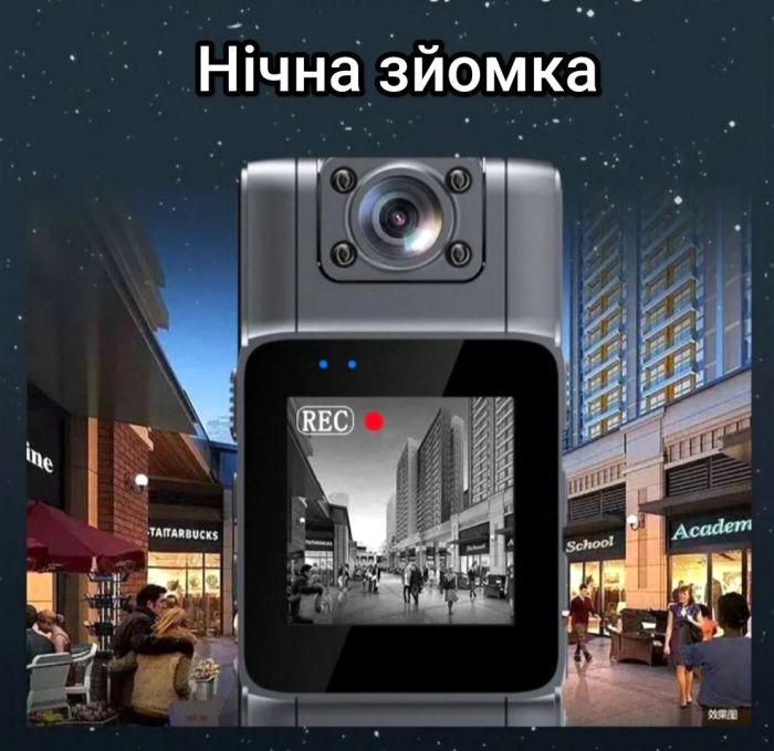 Мини камера на одежду, Скрытая нательная камера, Мини шпионская камеры для наблюдения, Видеорегистратор нагрудный, WAJ