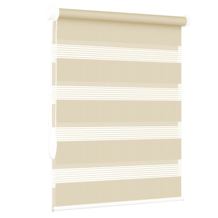 Рулонна штора Secret 208С день-ніч відкритого типу Бежевий