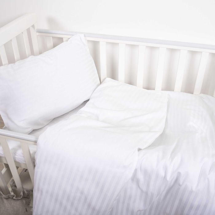 Комплект постільної білизни Viluta дитячий Сатин Stripe White