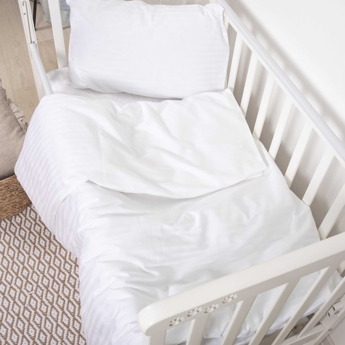 Комплект постільної білизни Viluta дитячий Сатин Stripe White