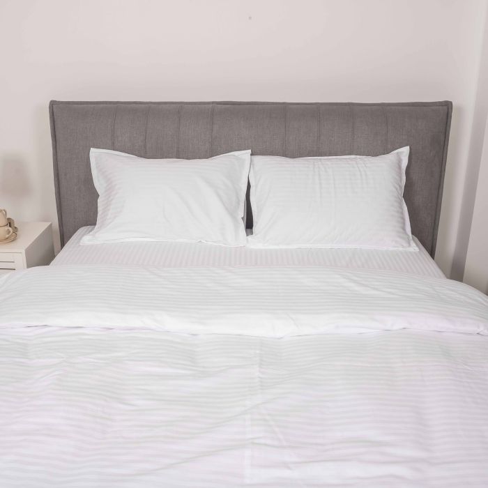 Комплект постільної білизни Tiare Двоспальний Сатин Stripe White