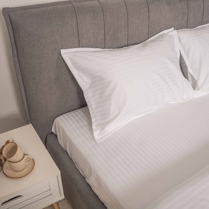 Комплект постільної білизни Tiare Двоспальний Сатин Stripe White