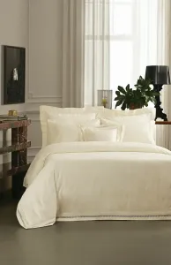 Двоспальний Євро комплект Valeron Bernelle Cream Жаккард