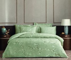 Двоспальний Євро комплект Valeron Molinard Gri Сатин-Premium