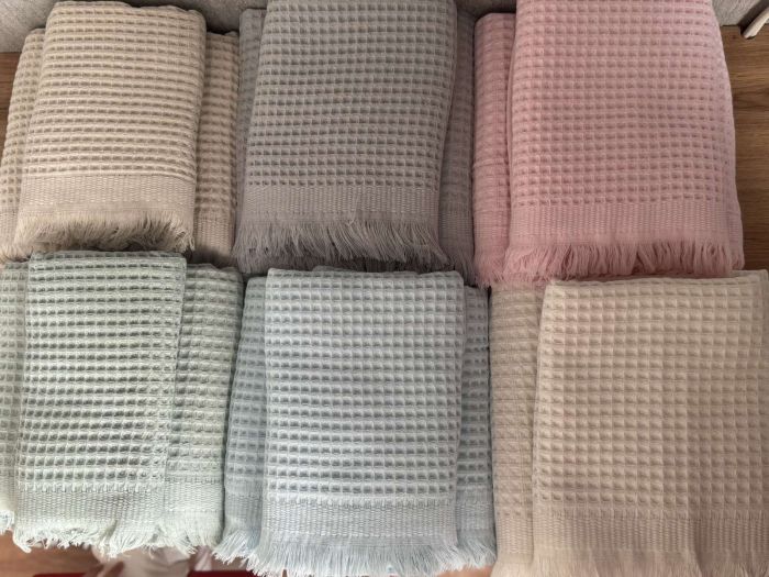 Вафельні рушники Favorite Waffle 50×90 см + 70×140 см / колір на вибір