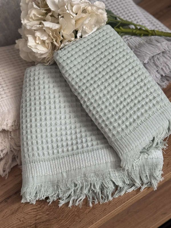 Вафельні рушники Favorite Waffle 50×90 см + 70×140 см / колір на вибір